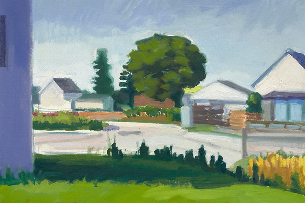 Post Office, Addison, 12 x 16, oil on Arches oil paper, 2018-20