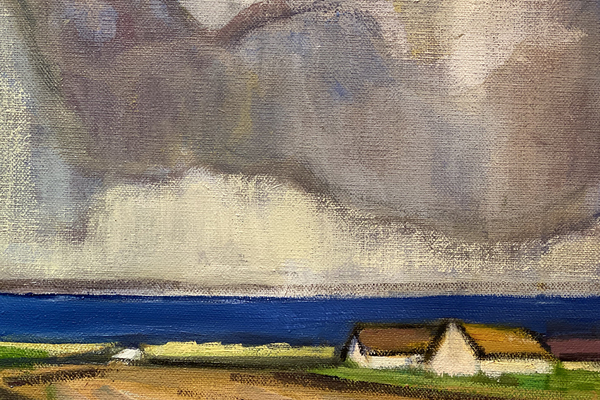 Irish Sky, 8 x 10, oil on canvas, 2020